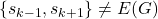 \lbrace s_{k-1},s_{k+1}\rbrace\neq E(G)