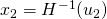 x_2=H^{-1}(u_2)